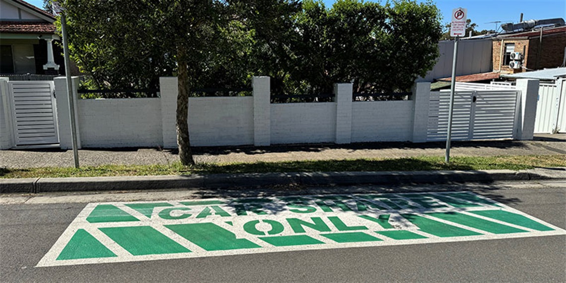 Fixed Car Share Space in City of Ryde