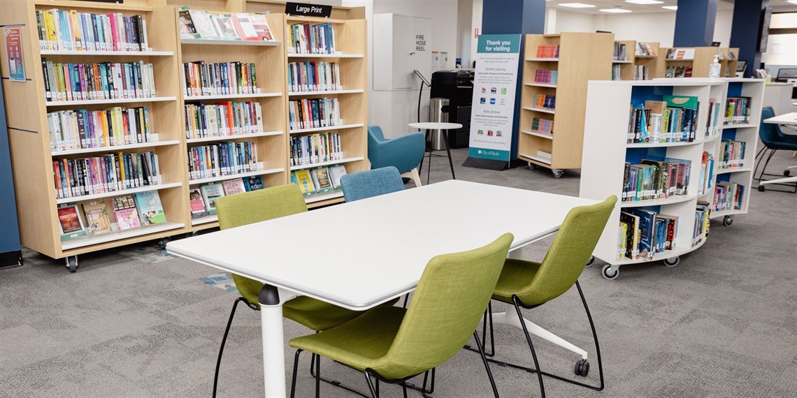 Image of a City of Ryde Library interior