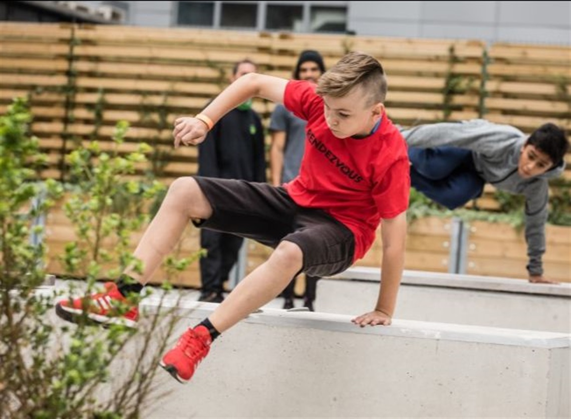 Active Youth: Parkour / 12-18yrs / Meadowbank Skate Park